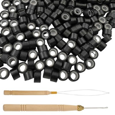 200 Stück Haarverlängerungen Ringe, Microring Extensions Echthaar, Haar Verlä...