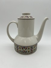 Cafetera Royal Doulton Fireglow TC 1080 Inglaterra descontinuada