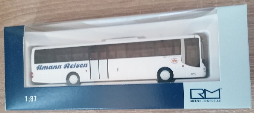 Rietze 74705 - 1/87 MAN Lion's Intercity Amann Travel Pfaffenhofen - New