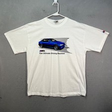 Vintage BMW M5 The Ultimate Driving Machine White T shirt XL Gear For Sports