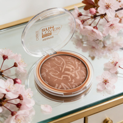 Catrice Sun Lover Glow Bronzing Powder Farbe Sun Kissed Bronze Puder Lidschatten