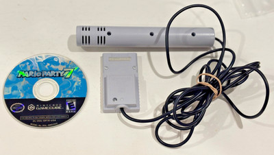 Mario Party 7 Nintendo GameCube Video Game with Microphone Accessory