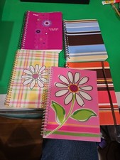 5 Spiral Flower Journal/notebooks  C 