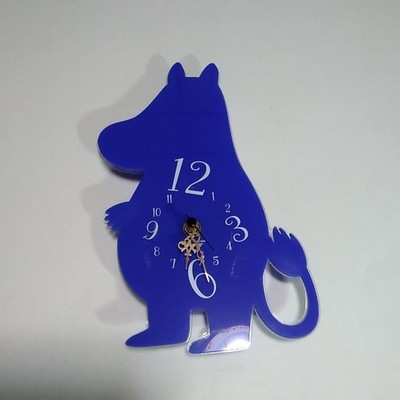 Moomin Wall Clock 25cm/9.84'' Acrylic Kato Kogei Collaboration Kato Kogei Kogei