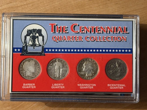 U.S. Centennial Quarter Collection Set – Barber, Standing Liberty, Washington &