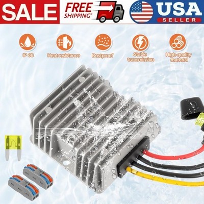 DC 48V 36V to DC 12V 20A 240W Converter Step Down Voltage Regulator Waterproof