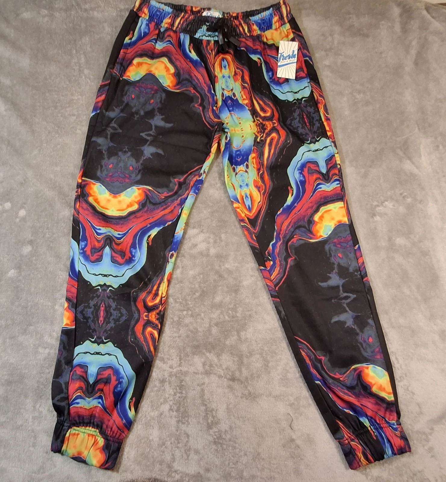 Prints Of Bel-Air Jogger Pants Multicolor Unisex Comfort Size Large NWTs