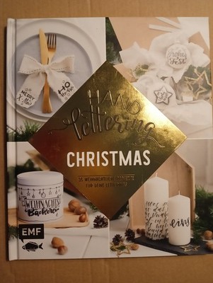 Buch Weihnachten  Handlettering  Christmas  neu  35 weihnachtliche Projekte