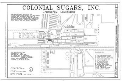 Colonial Sugars Company,Power House,Gramercy,St. James Parish,Louisiana,LA