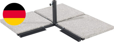 Schneider Plattenständer Standard Für Wegeplatten, 837-15, Anthrazit, Stahl, 3 K