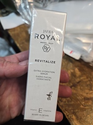 Jafra Royal Jelly Revitalize Extra Hyration Serum Vitamin E 1 FL oz Brand New