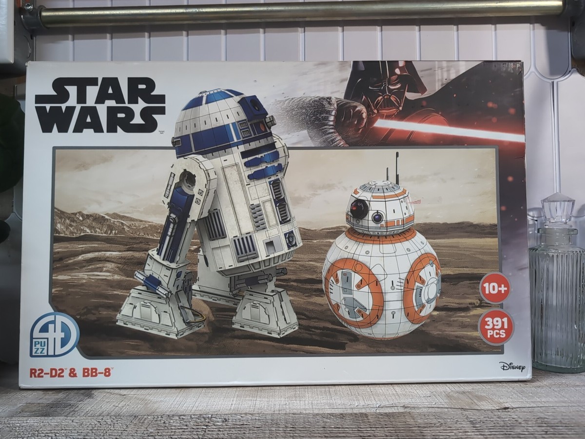 4D Cityscape 391 Piece Star Wars R2-D2 & BB-8 Model Kit 3D Puzzle
