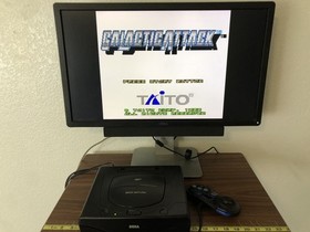 Galactic Attack Sega Saturn 1995 Taito Acclaim Shooter Action Loose Disc Tested