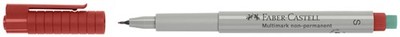 FABER-CASTELL NonPermanent-Marker MULTIMARK S, rot