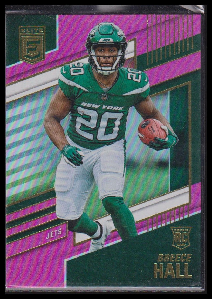 2022 Donruss Elite #108 Breece Hall Pink