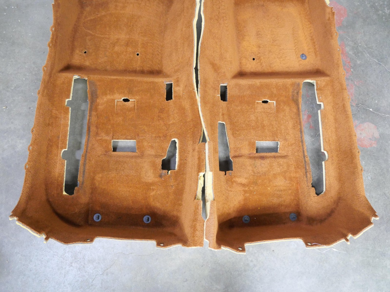 2005 Bentley Continental GT Floor Carpeting Left/Right Set Saddle Brown 59k OEM