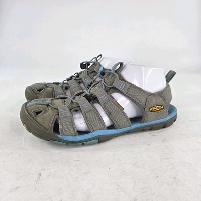 Keen Clearwater CNX Hybrid Outdoor Sandals US 10 Gargoyle/Norse Blue Fisherman 