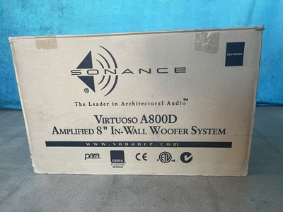 Sonance Virtuoso A800D Amplified 8  In-Wall System Woofer Amplifier  New