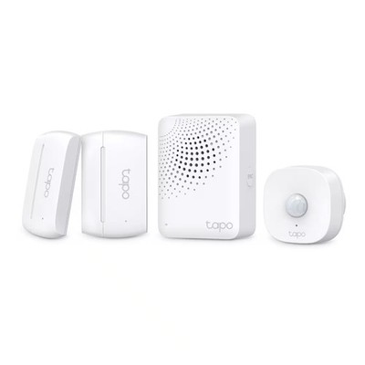 TP-Link - Tapo Smart Home Security Kit - Motion Detector, Contact Sensors x2,...
