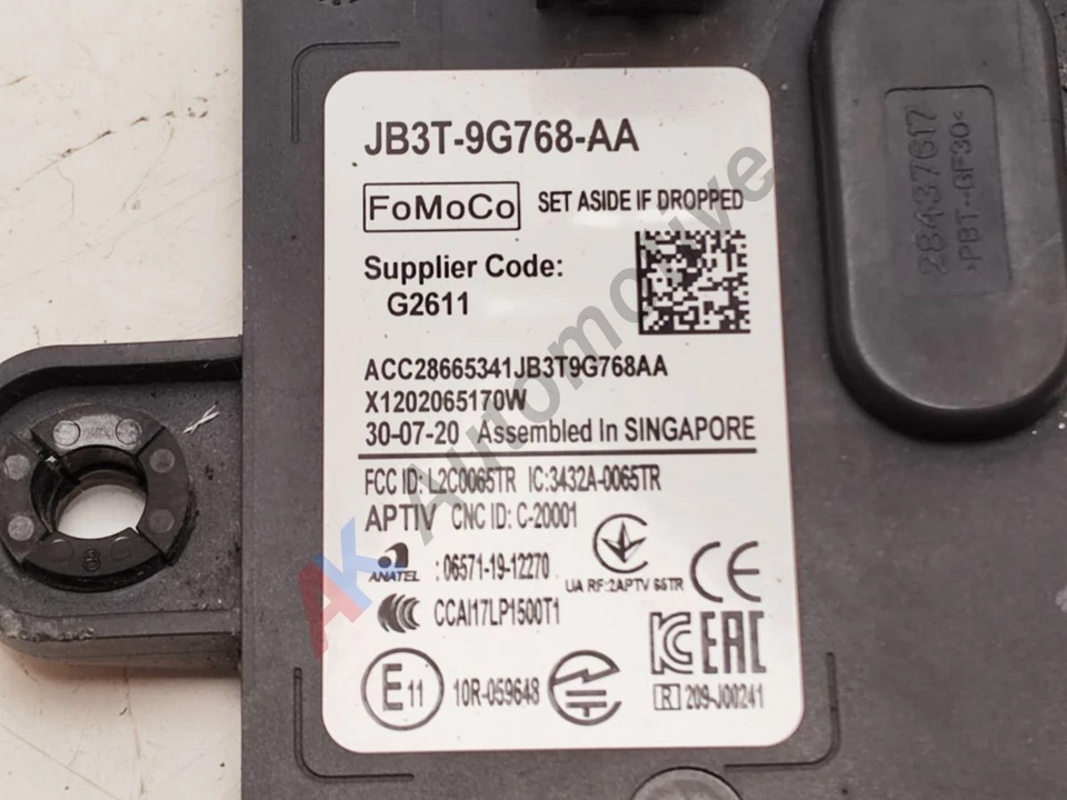 Ford Ranger MK3 19-23 Front Radar Distance Sensor Control Module JB3T-9G768-AA - Image 4 of 4