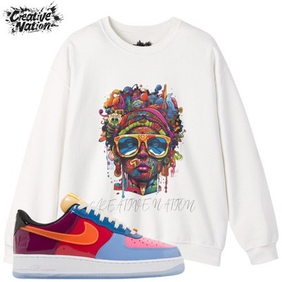 Sweatshirt To Match Orange Unisex Tee Psychedelic Shirt