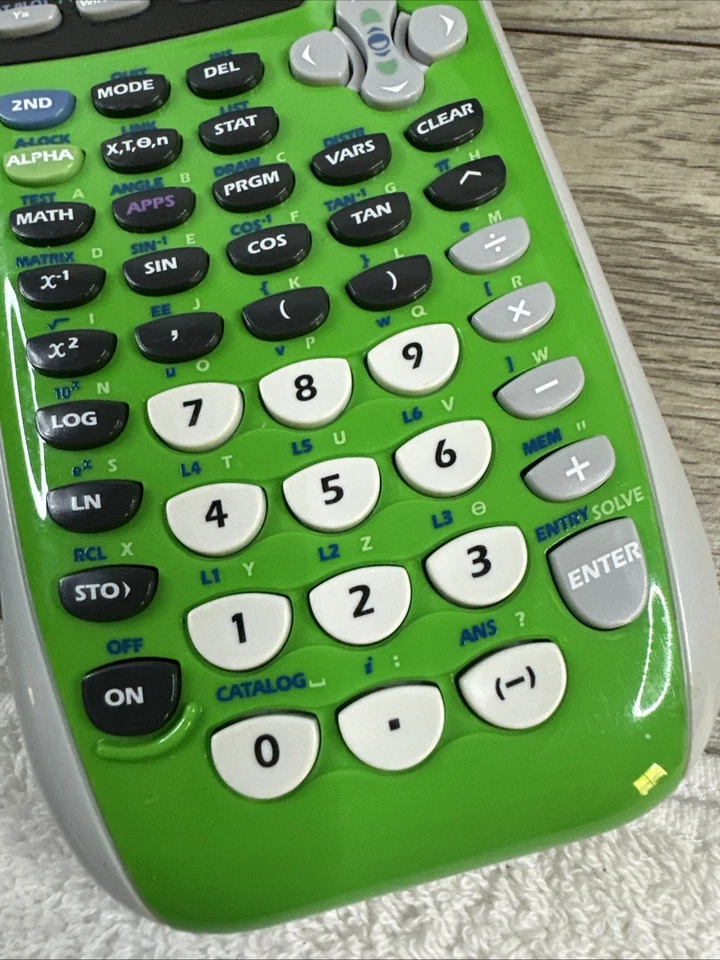 Texas Instruments TI-84 Plus Silver Edition Graphing Calculator - Green - Image 4 of 4