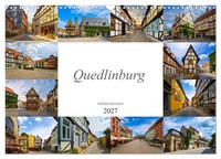 "Calendar 2027 · US Version · Quedlinburg Impressions (Wall Calendar 2027 17\" × 1"
