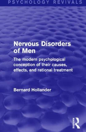 Nervous Disorders of Men (Psychology Revivals)
