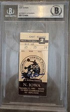 Kurt Warner Autographed Northern Iowa 9/11/93 Slabbed Ticket Stub Beckett 48976