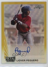 2020 Leaf Metal Draft 1990 Gold Rainbow 1/1 Liover Peguero #LA-LP1 Auto g2u
