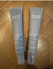 PAULA'S CHOICE Skin Perfecting 25% AHA 2% BHA Exfoliant Peel - DUO/NEW (2 Items)