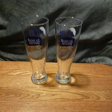 2  Samuel Adams Summer Ale Beer Glasses Set of 2 Pilsner Pub Tall