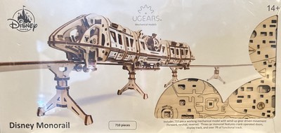 UGEARS Mechanical Models Disney Monorail 3-D Wood Kit *NEW*