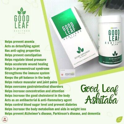 Good Leaf Ashitaba 30 Capsule by JC Premiere - All Organic 