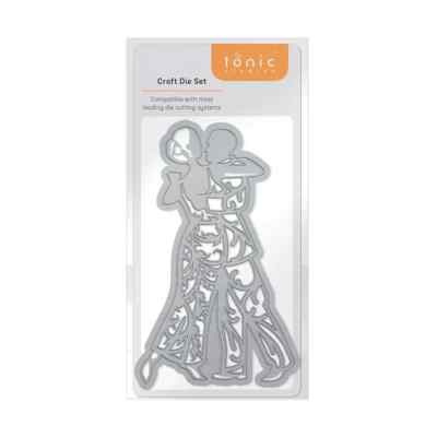#4663  e - TONIC STUDIOS -  METAL CUTTING DIE - FIRST DANCE DIE