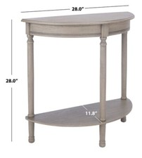 Safavieh TINSLEY 1/2 ROUND CONSOLE TABL, Reduced Price 2172754503 CNS5723A