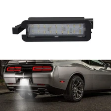 White LED License Plate Tag Light Lamp for 2015-2020 Dodge Charger & Challenger 
