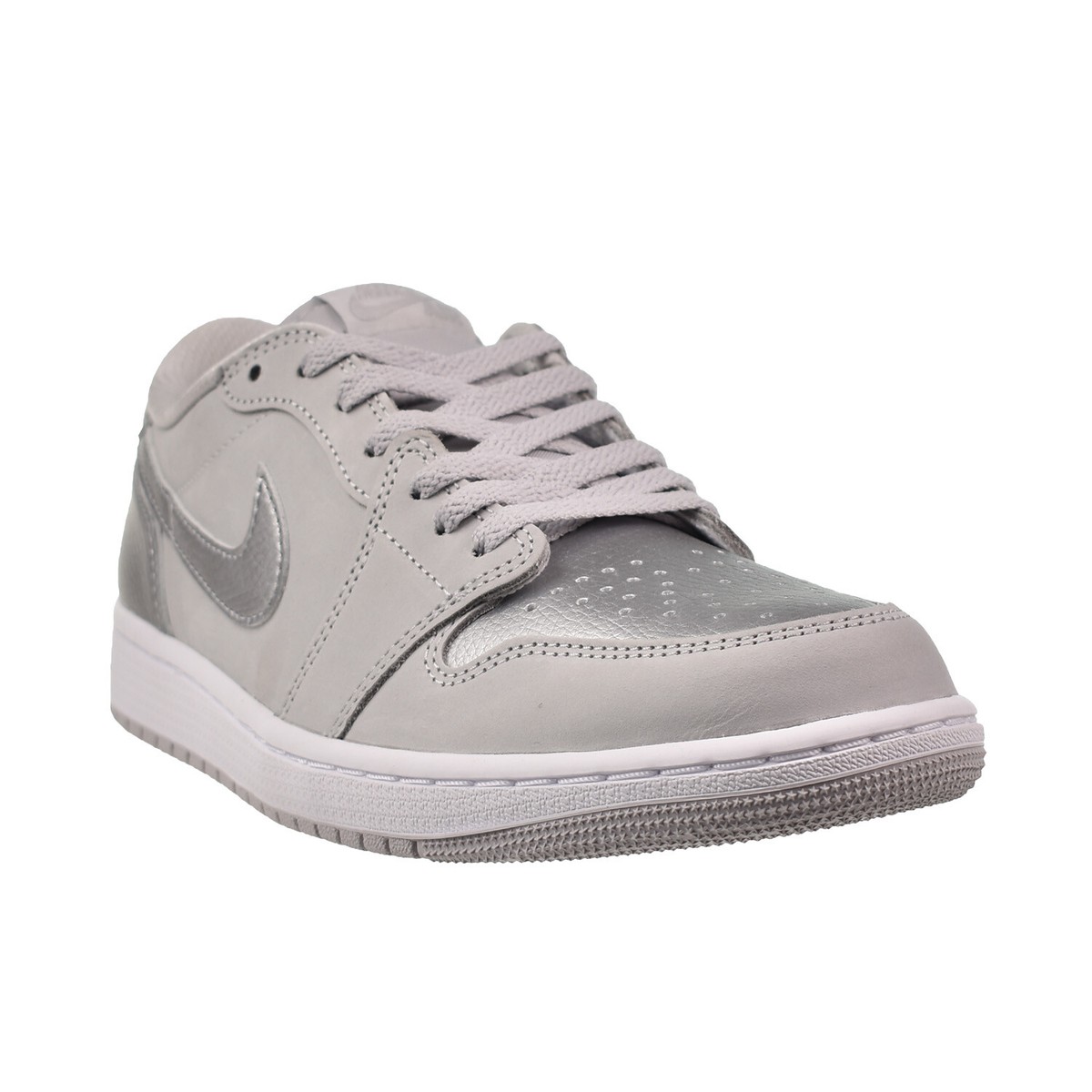靴 Nike GS Air Jordan 1 Low \"Medium Grey\" Air Jordan 1 Low SE (GS) Medium Grey Cool Grey White HF3188