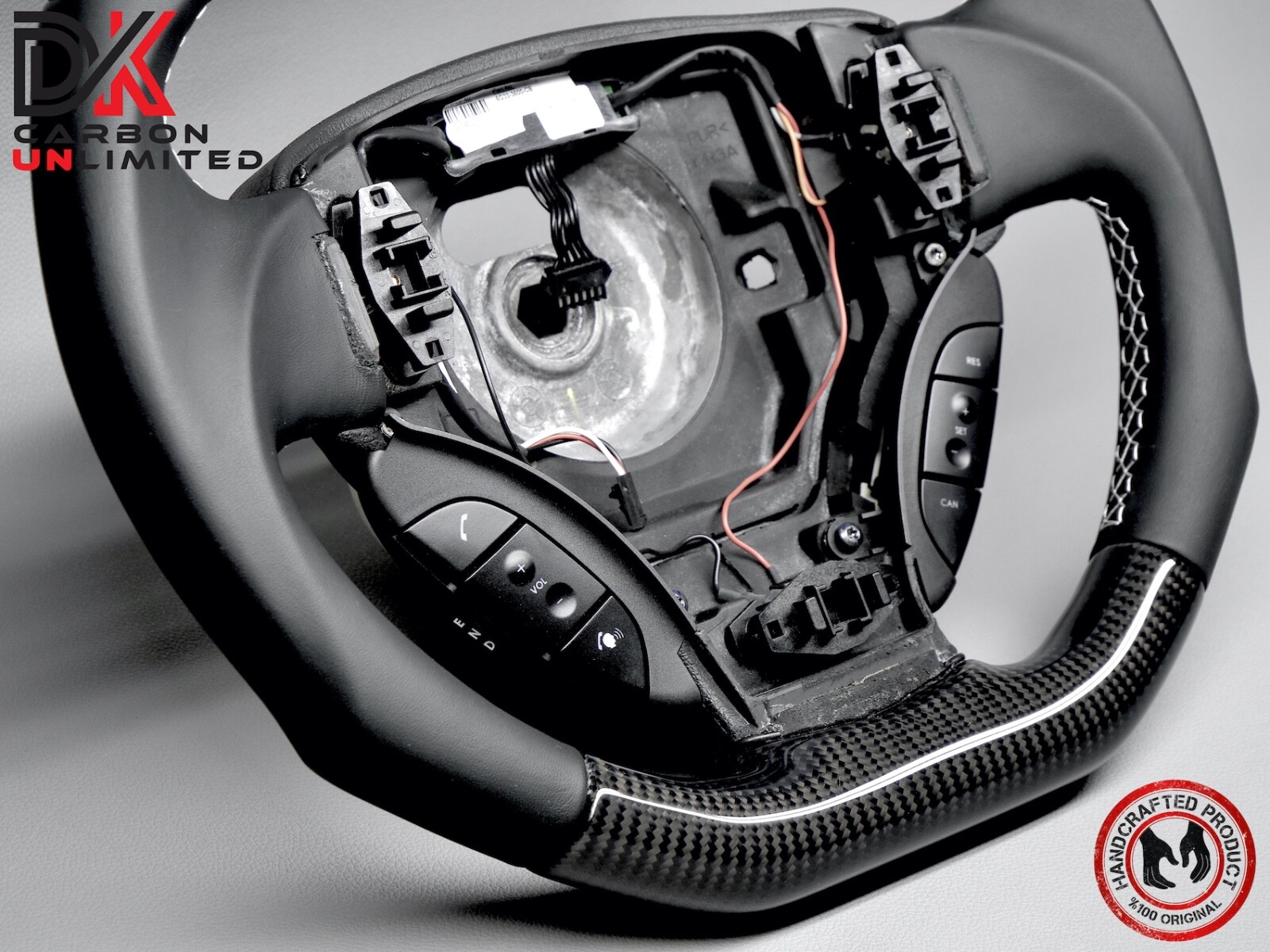 Aston Martin DB9 DBS Rapide Vantage Virage 5mm White Carbon Steering Wheel v1