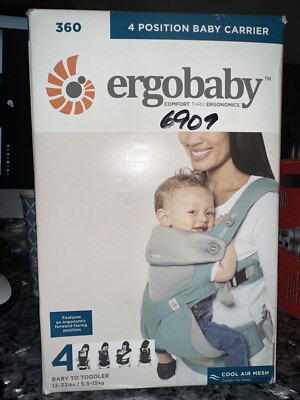 Ergobaby 360 Baby Carrier All Carry Positions Unisex Icy Mint BC360PICYMT