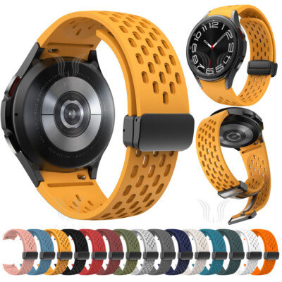 Sport Silikon armband Für Samsung Galaxy Watch 7 6 5 4 44mm 40mm Classic 46/42mm