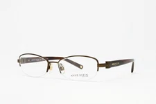 Anne Klein Eyeglasses Optical Women's Half Rim Frame AK9125 577S Bronze 52mm NEW
