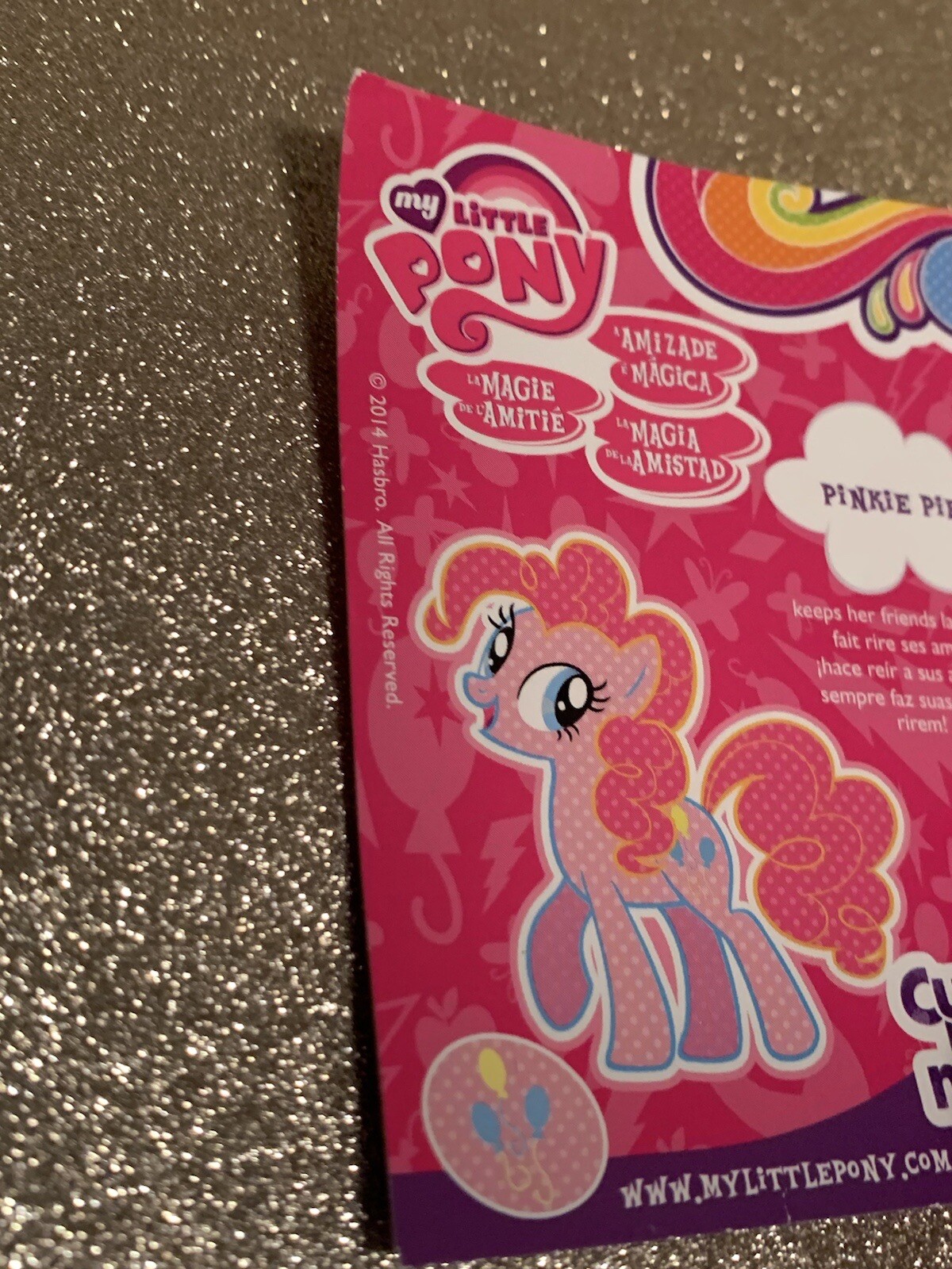 2015 My Little Pony FiM Blind Bag Wave #12 Cutie Mark Magic 2" Pinkie Pie Plain