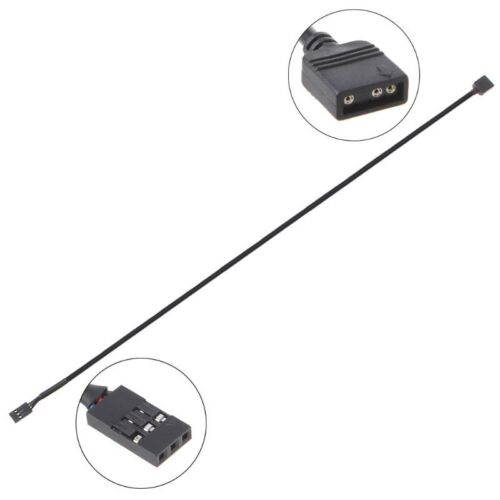 5V 3PIN RGB VDG Adapter Line Connector Motherboard 5V 3Pin VDG to Normal 3Pin