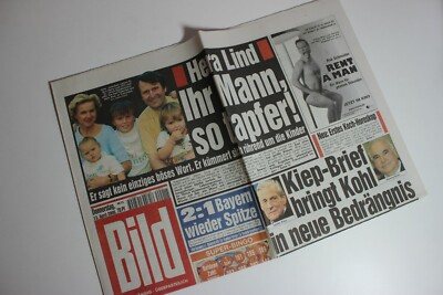 Bildzeitung 13.04.2000 April 13.4.2000 gift 20. 21. 22. 23rd Birthday