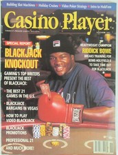 Casino Player Magazine Nov 1993 Riddick Bowe Ken Stabler Las Vegas Blackjack Mz4