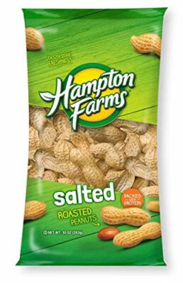 Hampton Farms, Peanuts Fancy Salted In Shell, 10 Ounce (1-Bag)