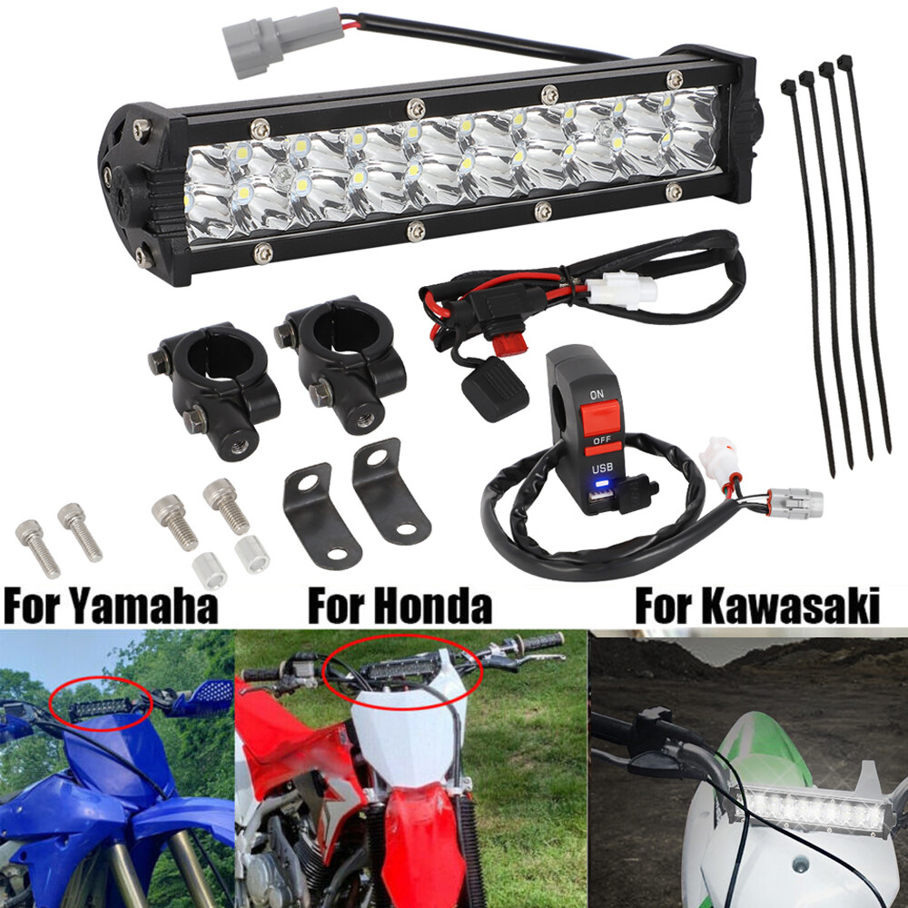 For Honda CRF110 CRF250F R Led Headlight Light Bar KitCR125R CRF230F