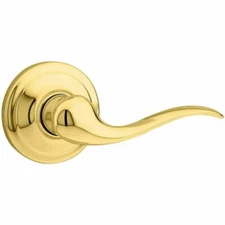 Kwikset 720Tnl Tustin Passage Door Leverset From The Signature Series - Brass
