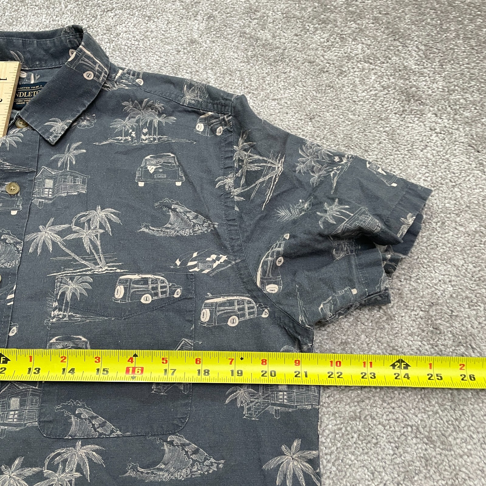 Pendleton Beach Vacation Button Down Shirt Mens M… - image 11